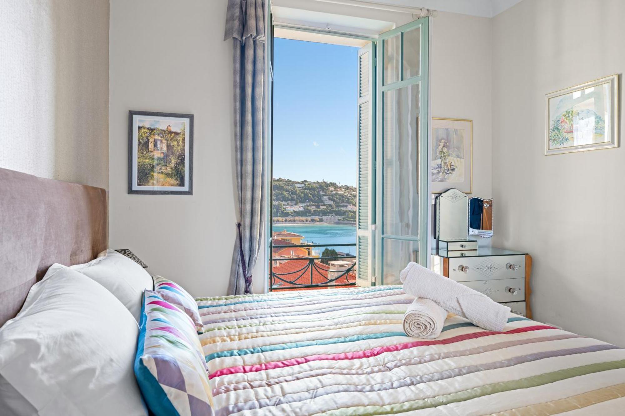 Appartement D Exception, Spacieux Et Lumineux, Avec Balcon Et Vue Mer Villefranche-sur-Mer Exterior photo